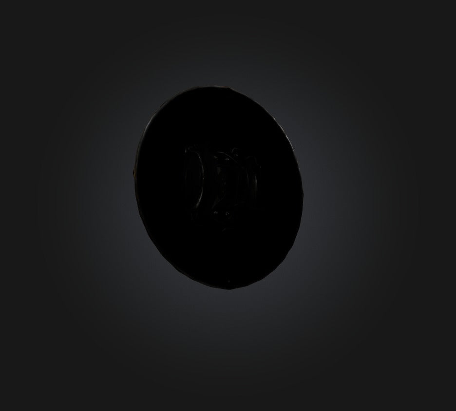 3D model shield VR / AR / low-poly