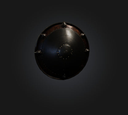 3D model shield VR / AR / low-poly