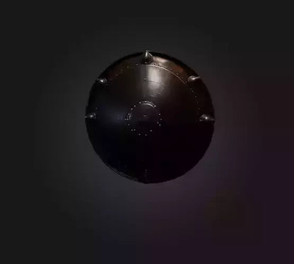 3D model shield VR / AR / low-poly