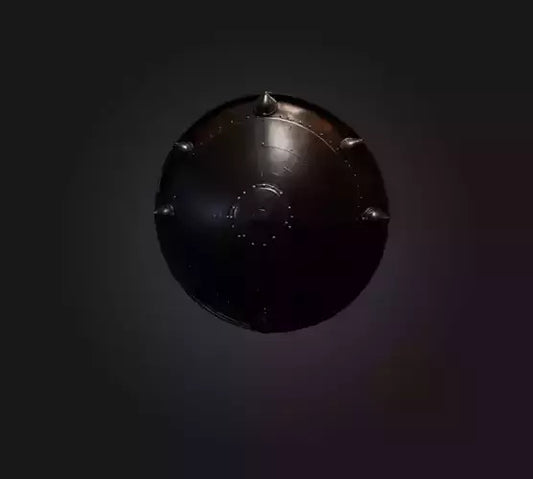 3D model shield VR / AR / low-poly