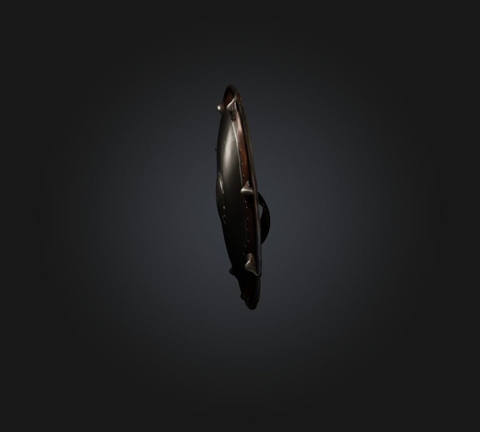 3D model shield VR / AR / low-poly