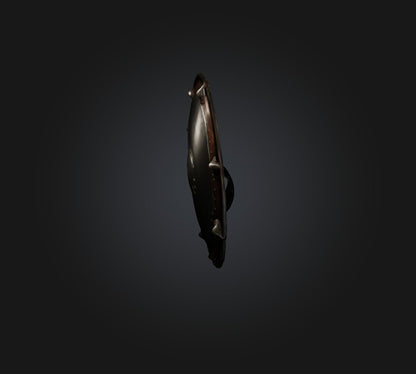 3D model shield VR / AR / low-poly