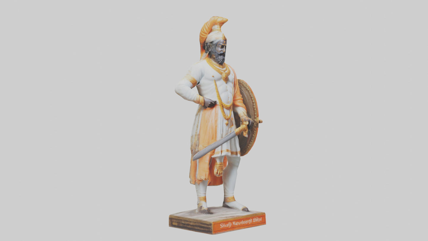 Shivaji Maharaj Statue Model 3D model