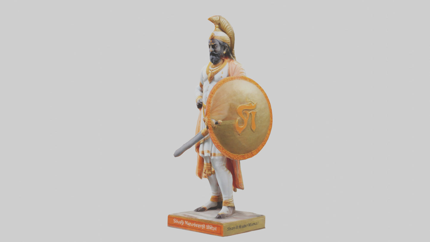 Shivaji Maharaj Statue Model 3D model