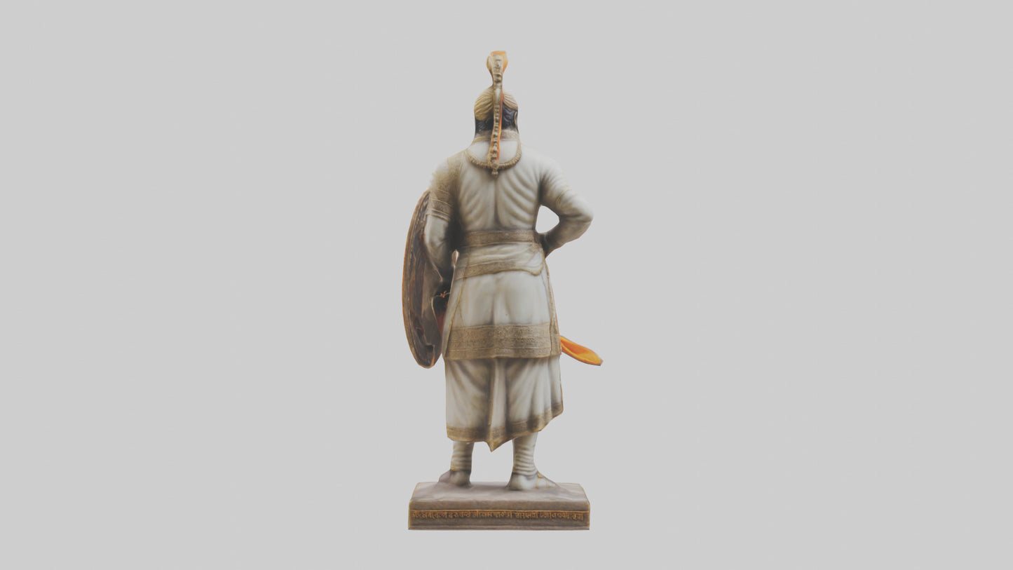 Shivaji Maharaj Statue Model 3D model