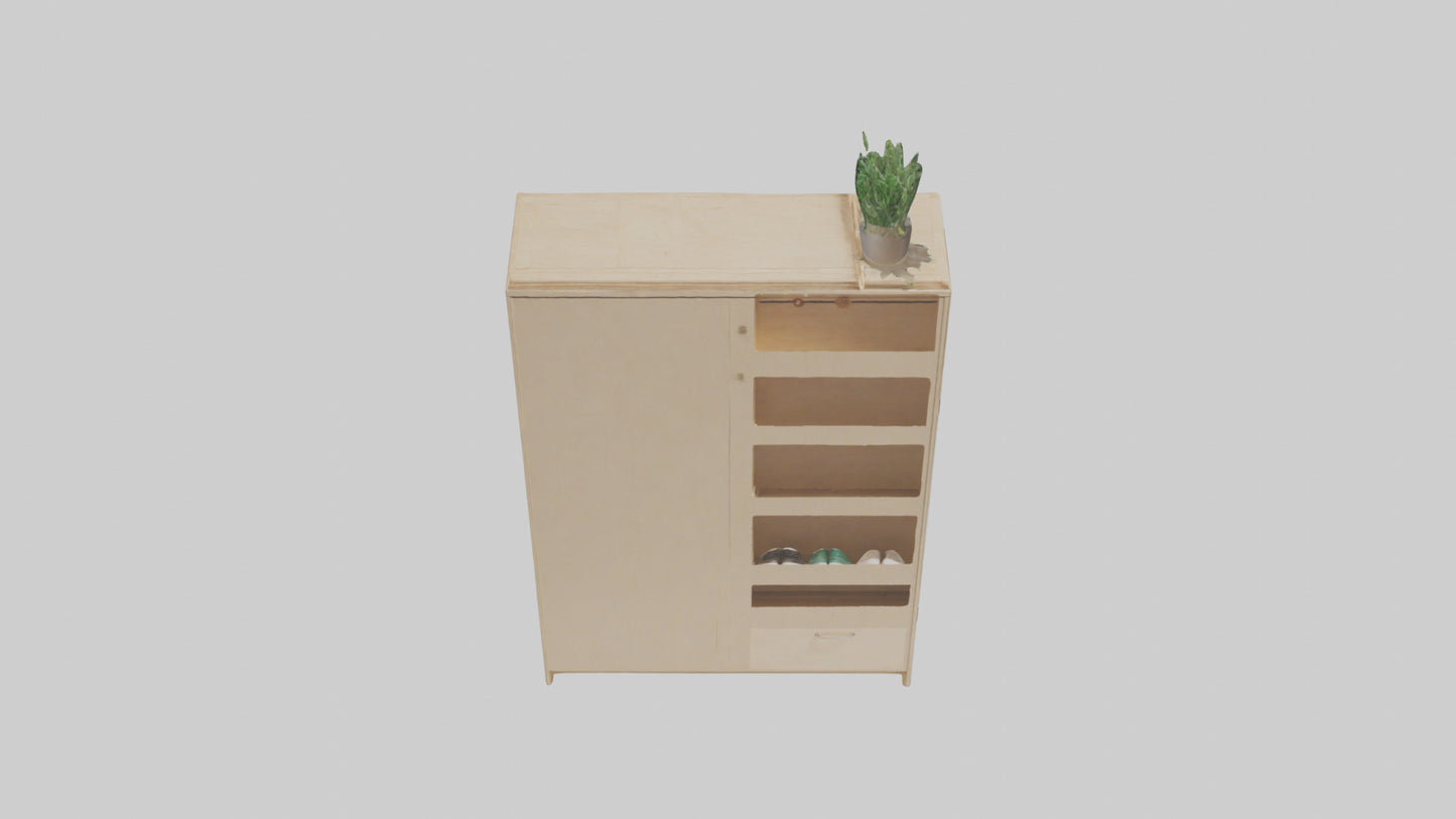 Shoe cabinet model 3D model