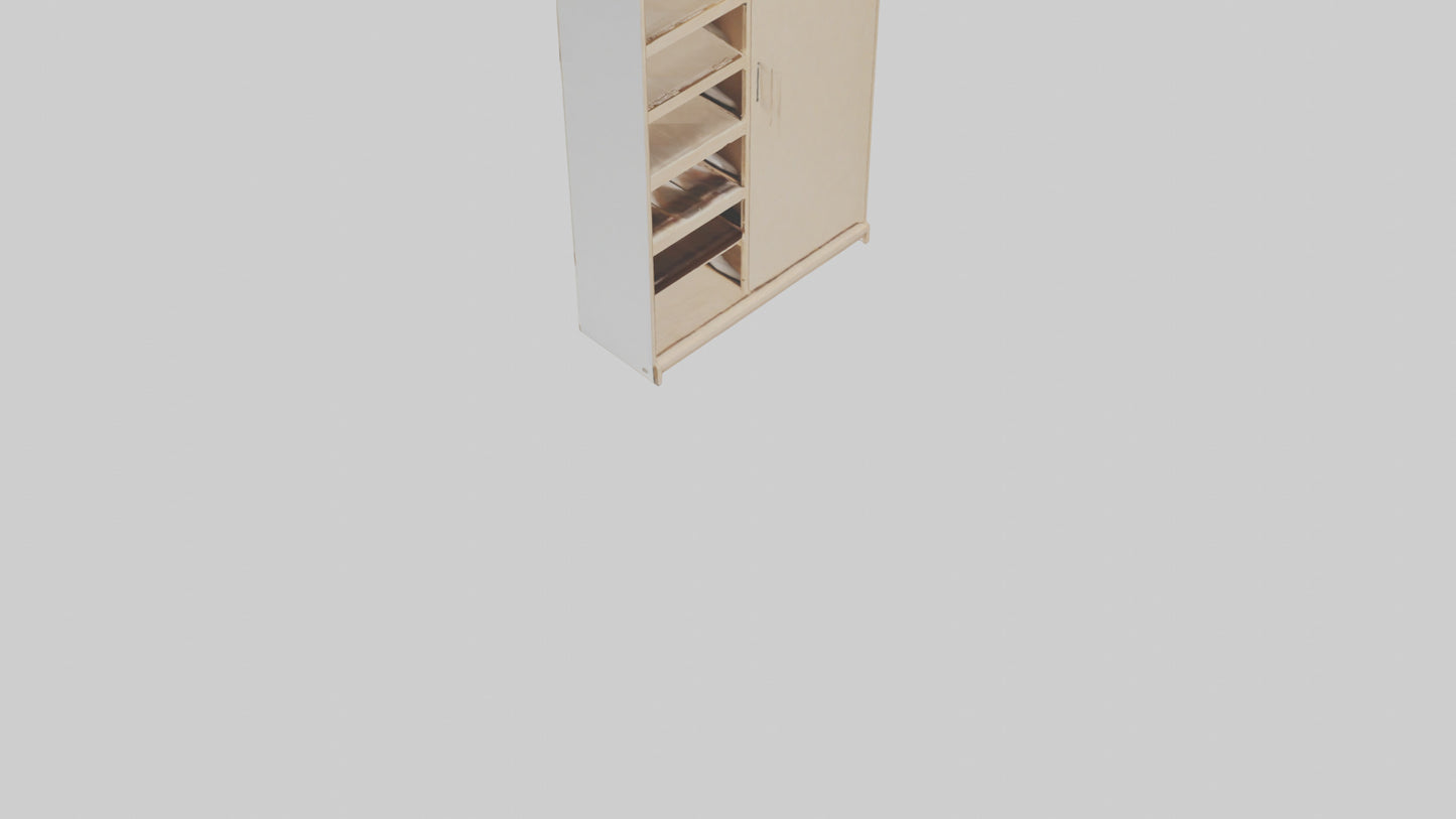 Shoe cabinet model 3D model