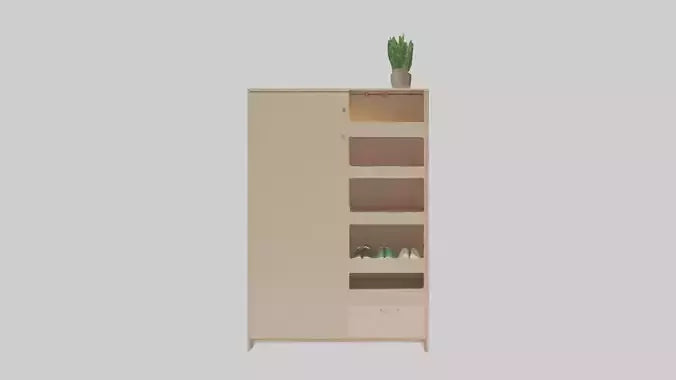 Shoe cabinet model 3D model