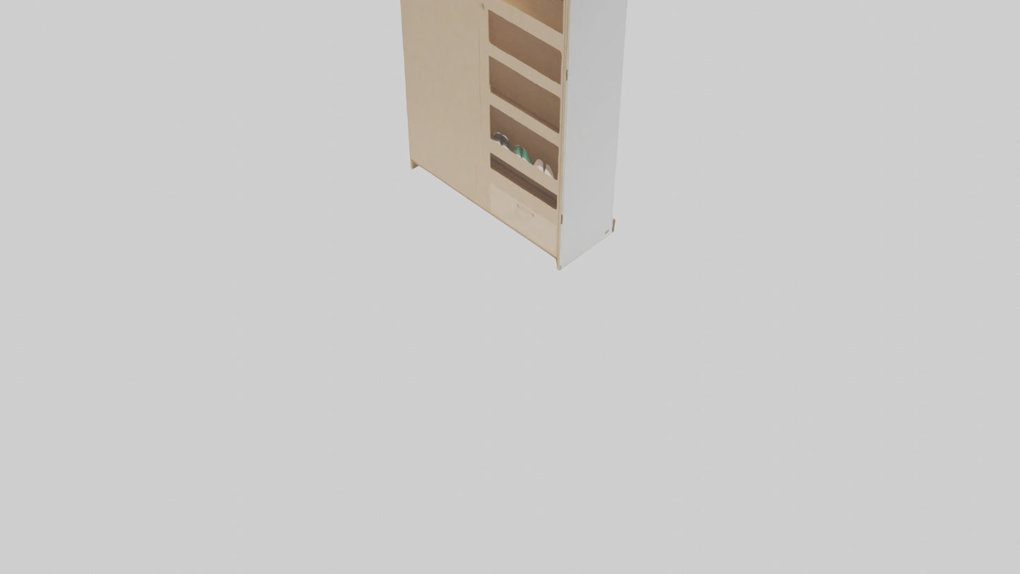 Shoe cabinet model 3D model