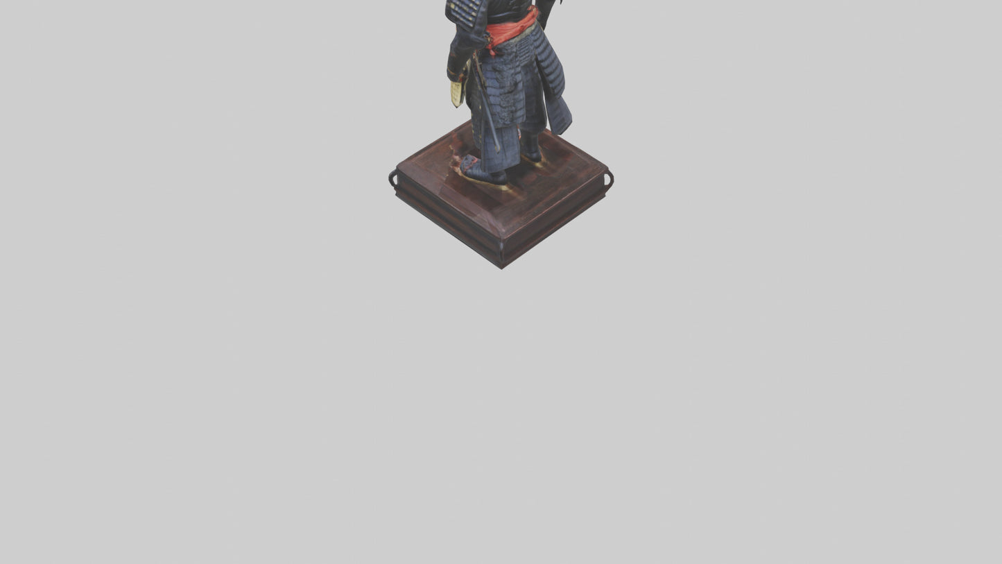 Shogun statue model 3D model