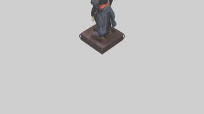 Shogun statue model 3D model