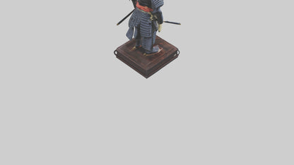 Shogun statue model 3D model