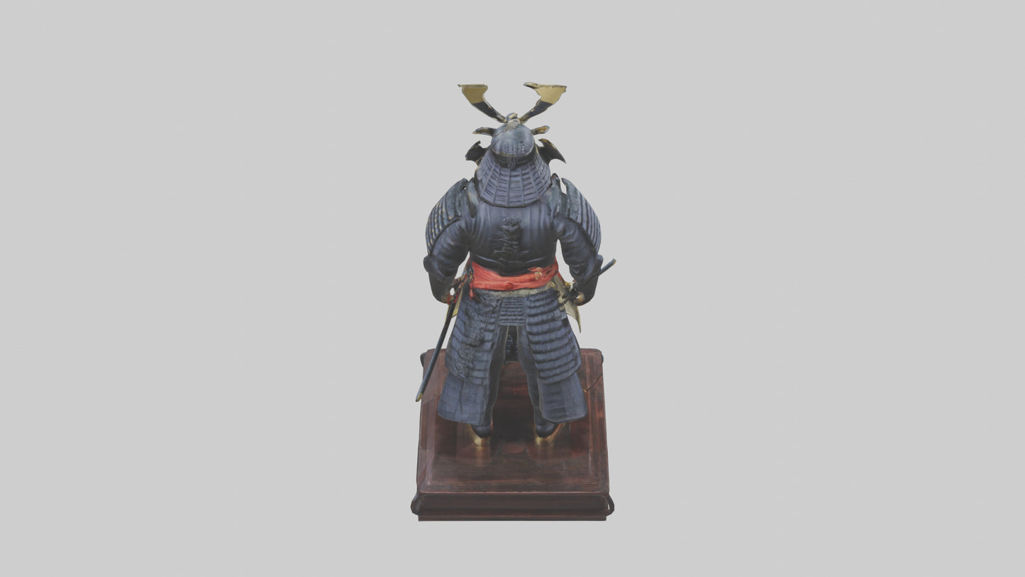Shogun statue model 3D model