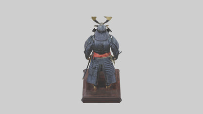 Shogun statue model 3D model
