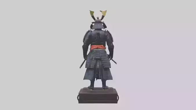 Shogun statue model 3D model