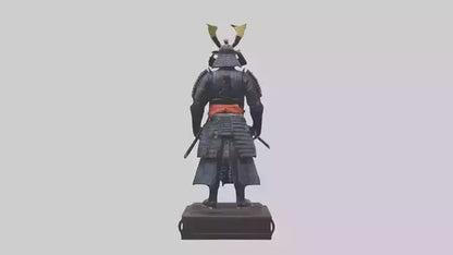 Shogun statue model 3D model