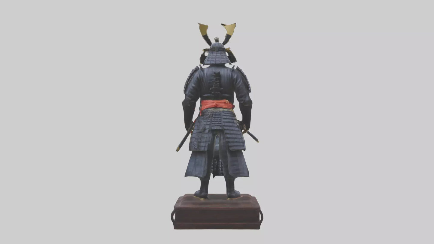 Shogun statue model 3D model