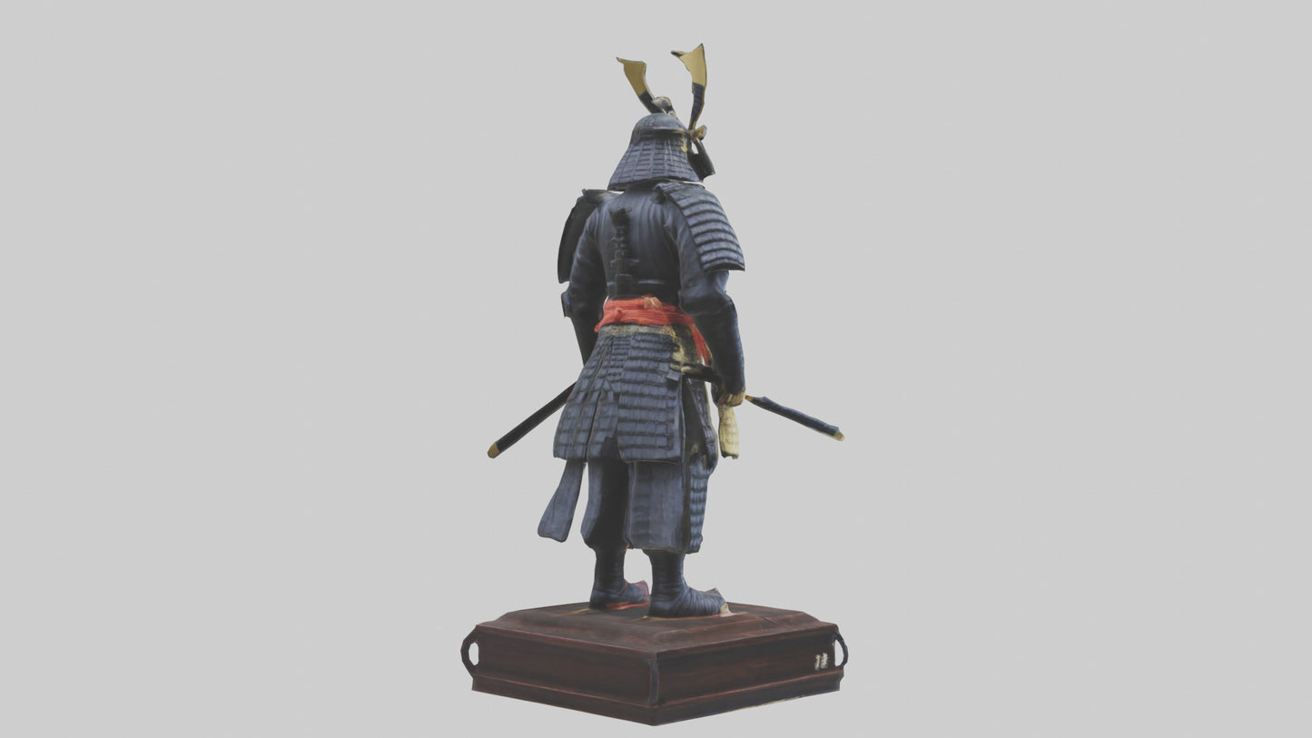 Shogun statue model 3D model