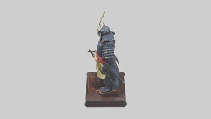 Shogun statue model 3D model