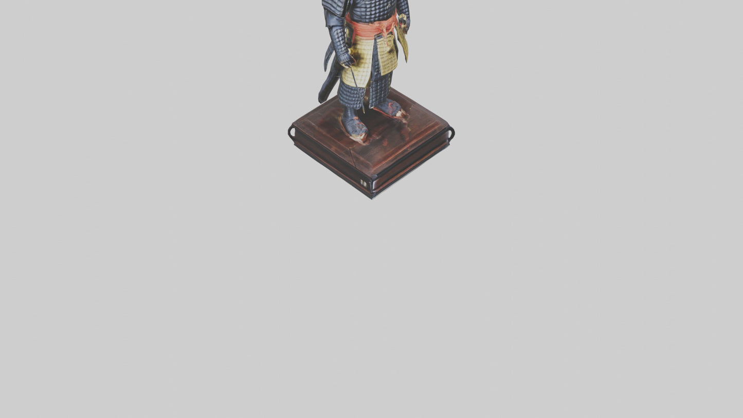 Shogun statue model 3D model