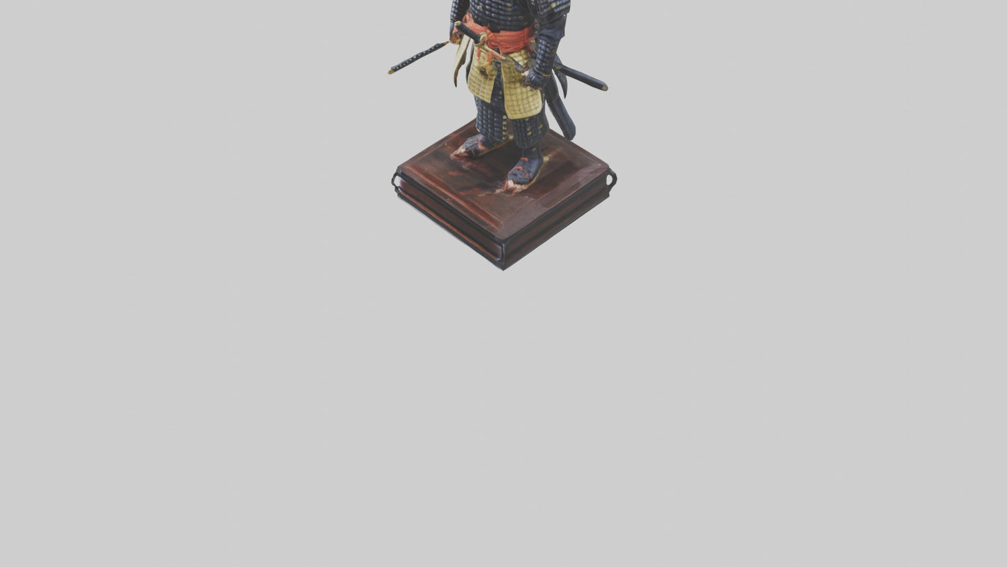 Shogun statue model 3D model