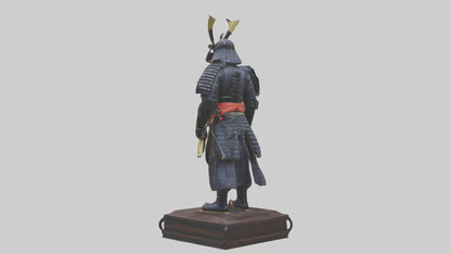 Shogun statue model 3D model