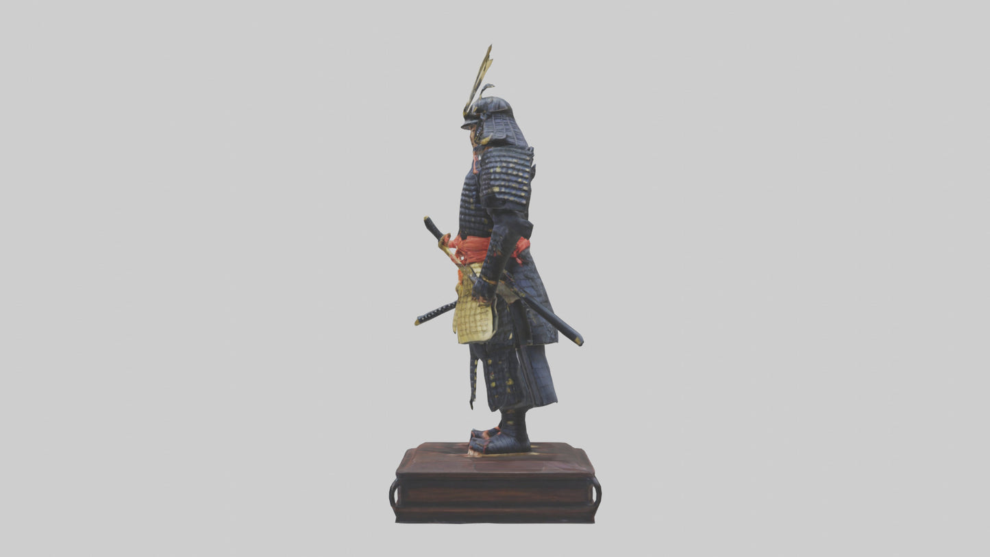 Shogun statue model 3D model