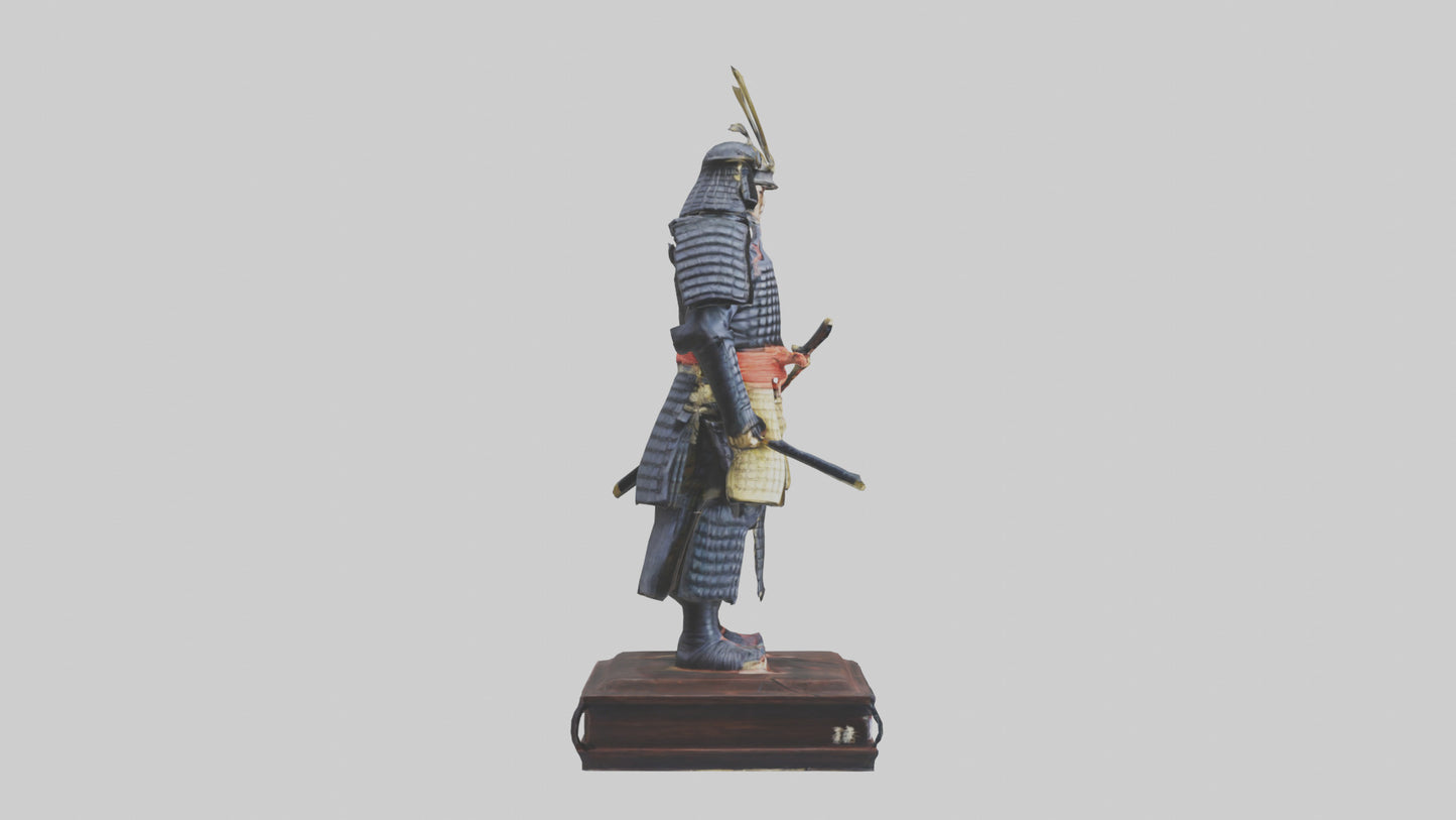 Shogun statue model 3D model