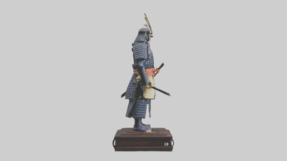 Shogun statue model 3D model