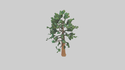 Shortleaf Pine tree model 3D model