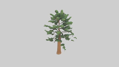 Shortleaf Pine tree model 3D model