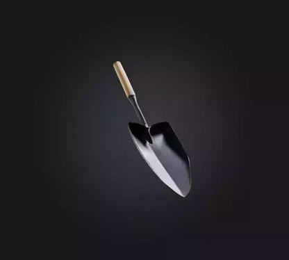 3D model shovel  VR / AR / low-poly