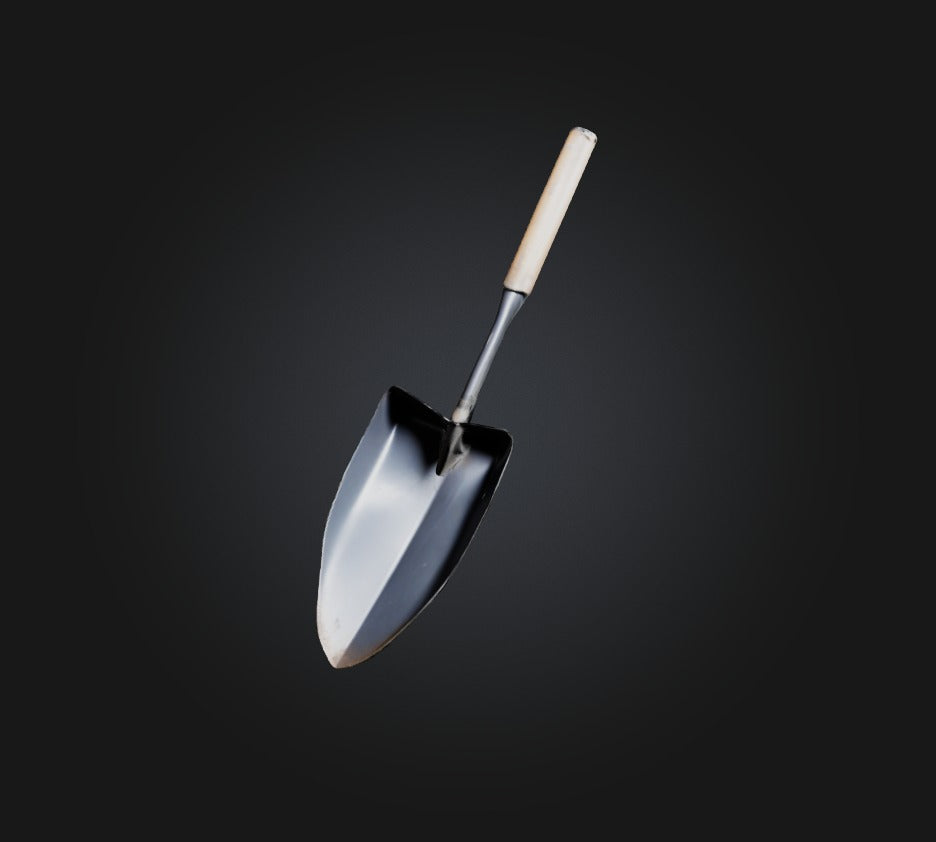 3D model shovel  VR / AR / low-poly