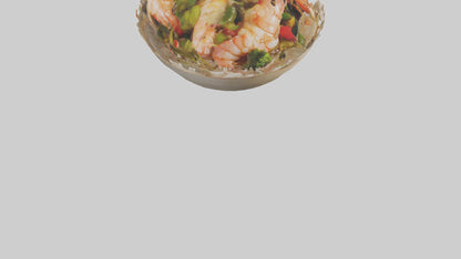 Shrimp stirfry model 3D model