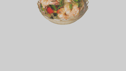 Shrimp stirfry model 3D model