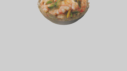 Shrimp stirfry model 3D model