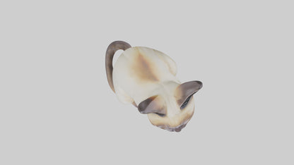 Siamese Cat statue model 3D model