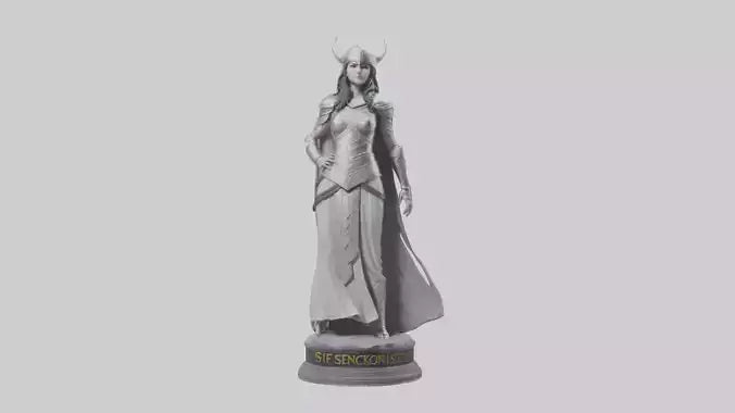 Sif statue model 3D model