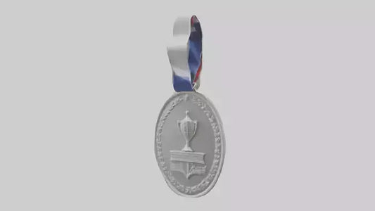 Silver Medal for Achievement model 3D model