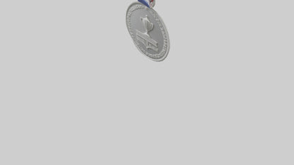 Silver Medal for Achievement model 3D model