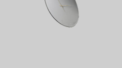 SilverPlated Wall Clock model 3D model