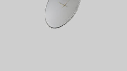 SilverPlated Wall Clock model 3D model