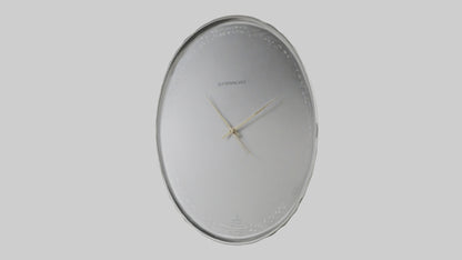SilverPlated Wall Clock model 3D model