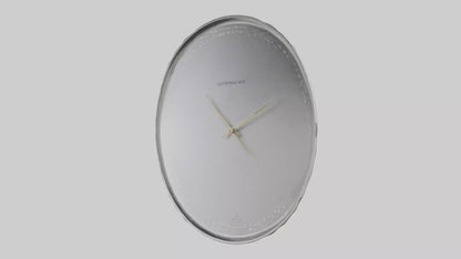 SilverPlated Wall Clock model 3D model