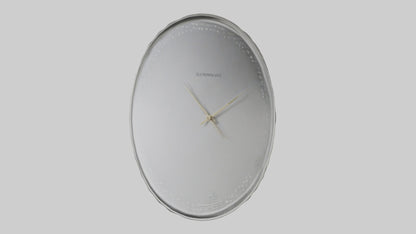 SilverPlated Wall Clock model 3D model