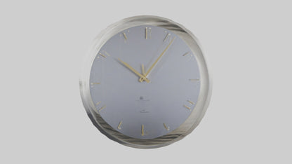SilverPlated Wall Clock model 3D model