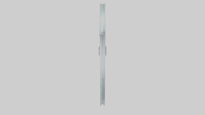 Single glass door model 3D model