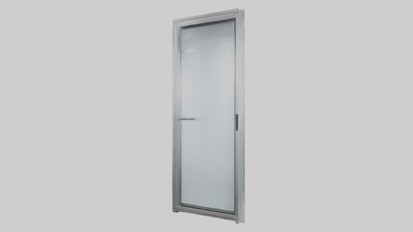 Single glass door model 3D model