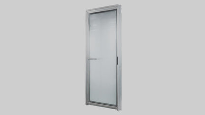 Single glass door model 3D model