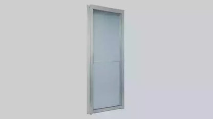 Single glass door model 3D model